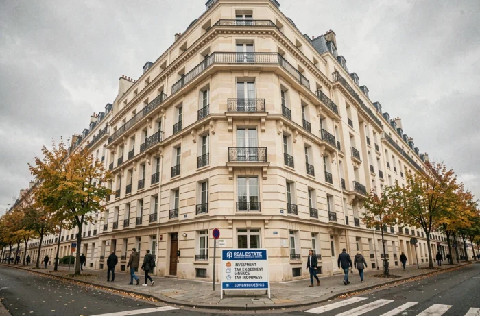 Immeuble résidentiel neuf éligible à la défiscalisation immobilière dans une ville française